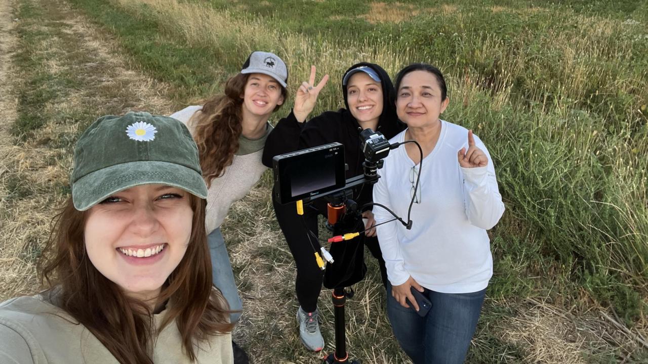 Researchers at Yolo Bypass Wildlife Area